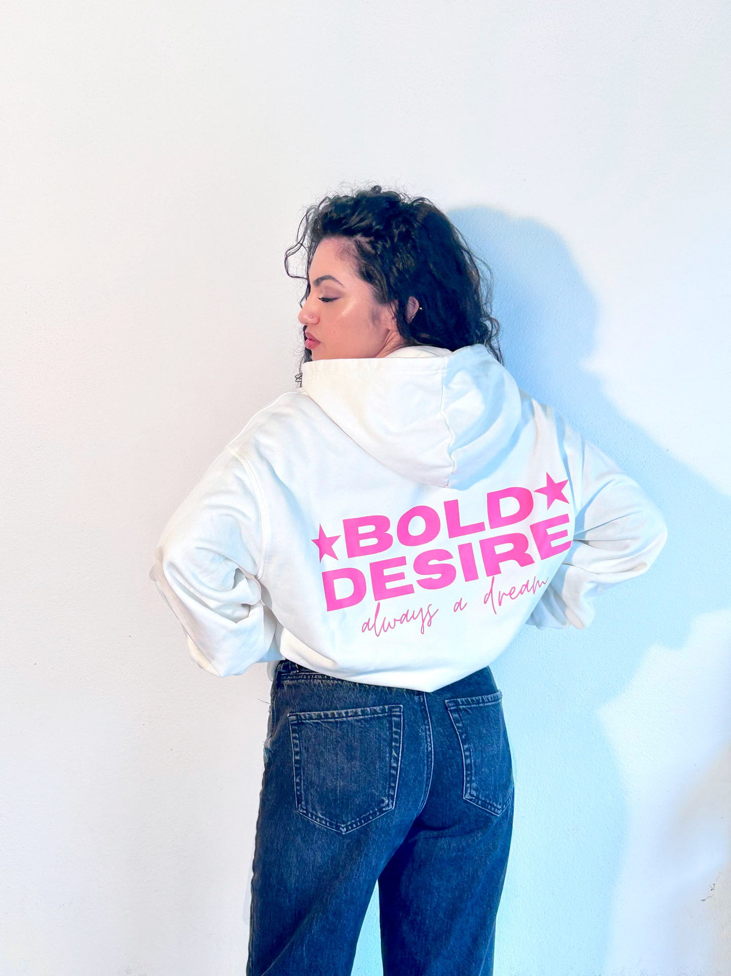 Pink Dreams Clear Hoodie