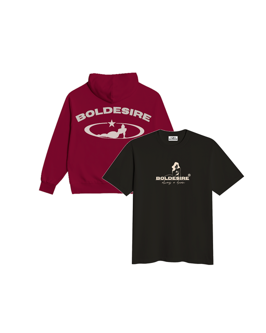 Pack Hoodie + Boldesire Tshirt