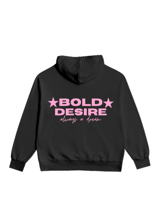 Pink Dreams Grey Hoodie